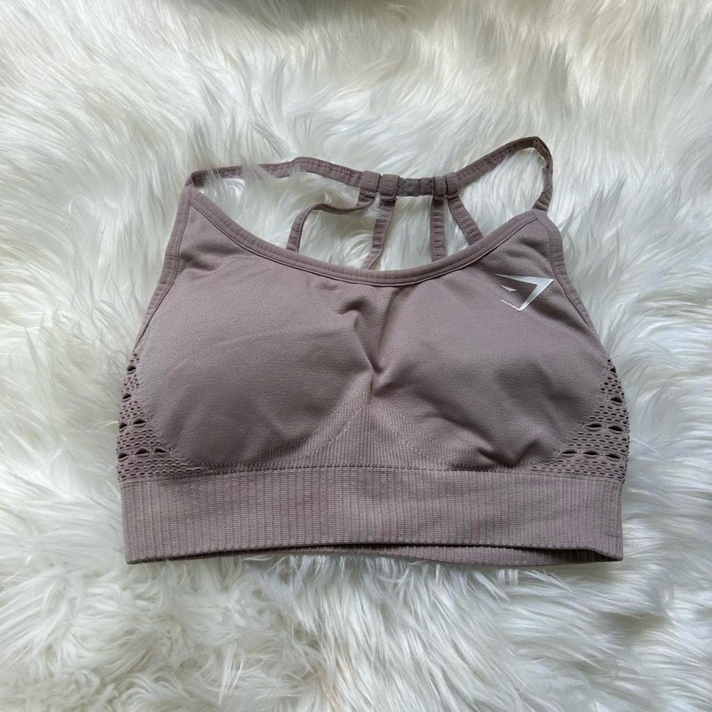 Taupe sports bra